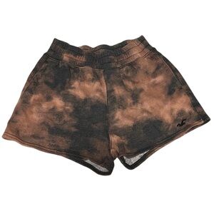 Size XS, Hollister Black and Brown Tie-Dye Ultra High-Rise Shorts
